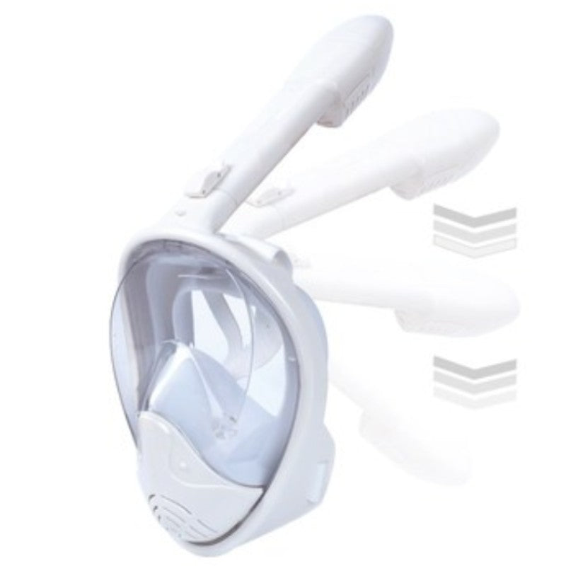 Norvo | Sammenleggbart Heldekkende Snorkelmaske, med 180 Grader Panoramautsikt, Antidugg & Antilekkasjedesign, for Barn og Voksne (1 stk)