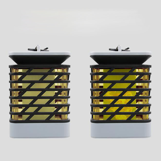 Norvo | Solar Flame Fakkel Lys Firkantet LED Hage Gress Dekorativ Hengende Lys