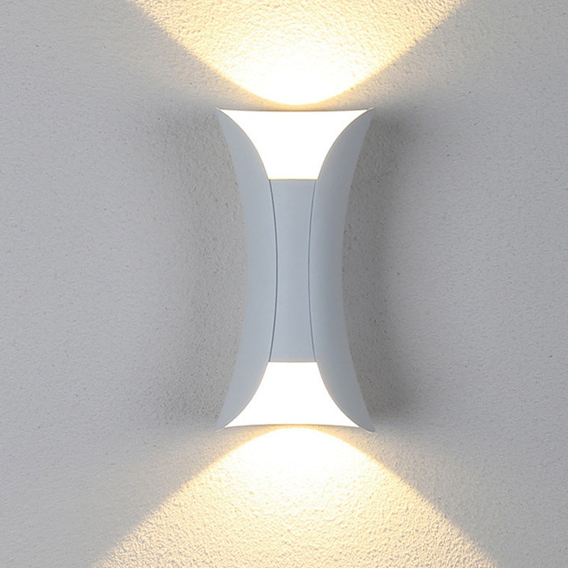 Moderne LED utendørs vegglampe - LumiEdge