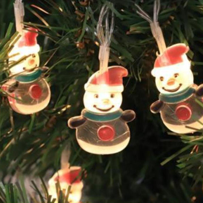 Norvo | Jule Santa Claus Dekorative LED Batteri Lyskjede