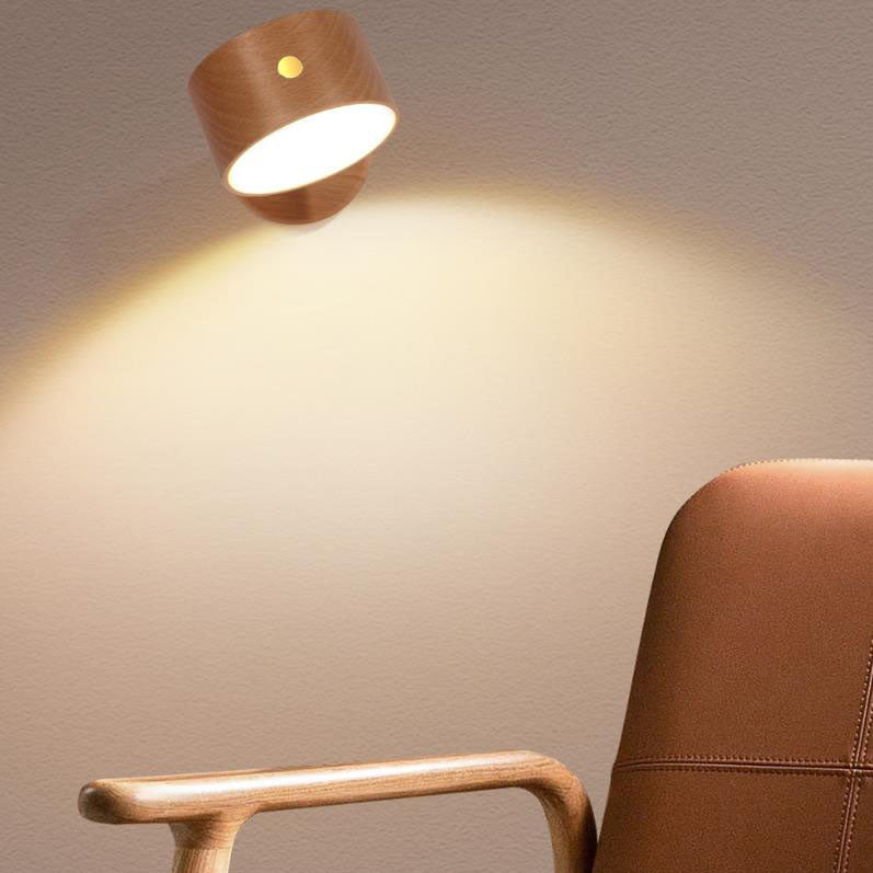 Norvo | Enkel tre USB-oppladbar berøringsmagnet LED nattlys vegglampe