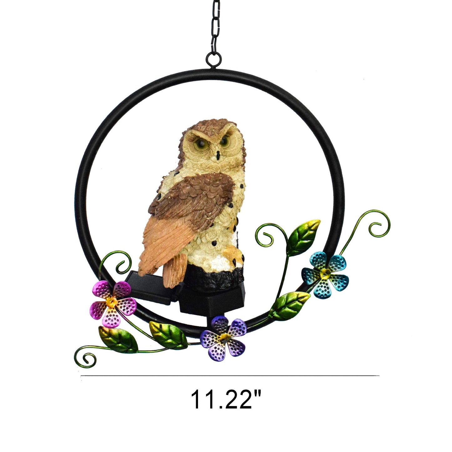 Norvo | Europeisk rustikk ugle solcelle vanntette utendørs hage pendellamper