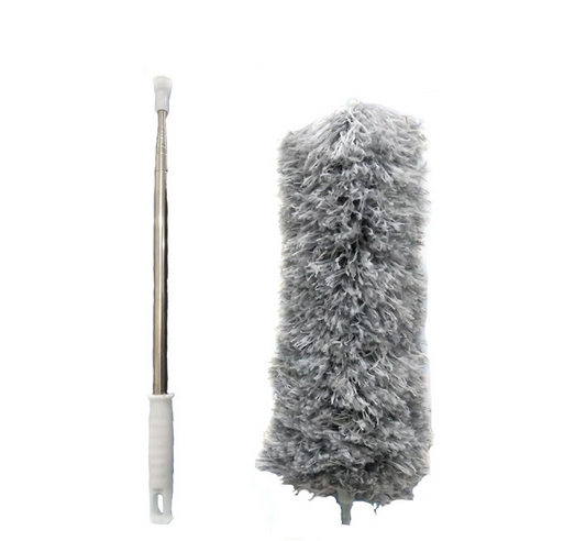 Norvo | Uttrekkbar og vaskbar, buet støvkost i mikrofiber