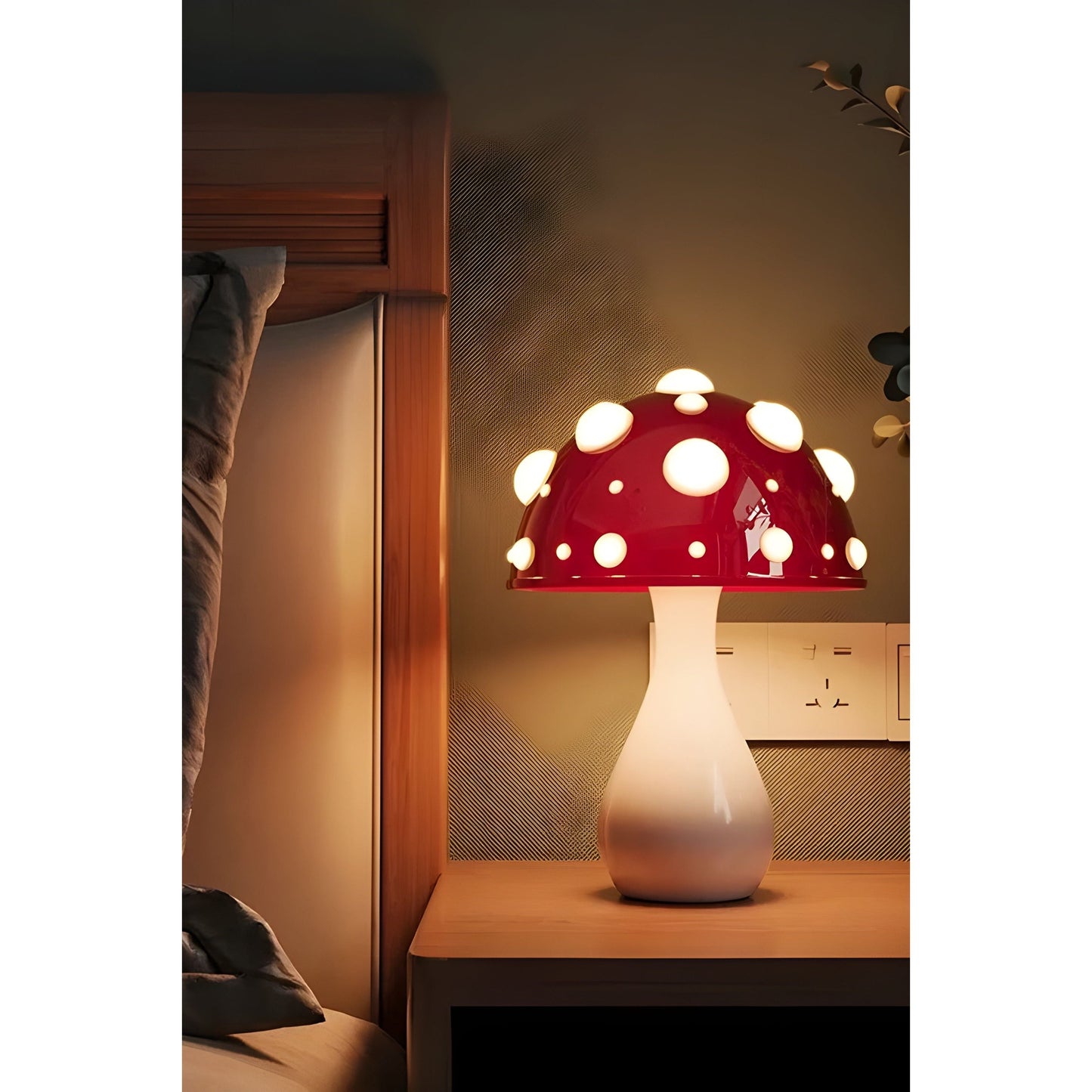 Norvo | Lampe - Dekorativ Sopp Bordlampe