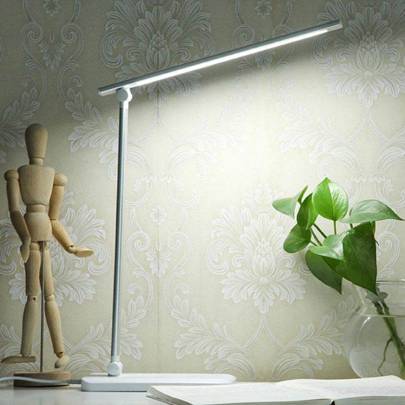 Norvo | Minimalistisk Intelligent Firkanthåndtak Sammenleggbart USB LED Skrivebordslampe