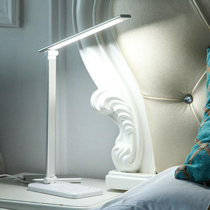 Norvo | Minimalistisk Intelligent Firkanthåndtak Sammenleggbart USB LED Skrivebordslampe
