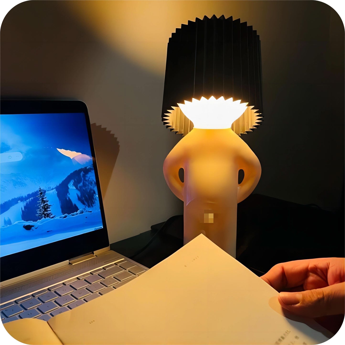 Norvo | WACKYLAMP – Lekende designlampe med LED for godt humør og varm lysatmosfære