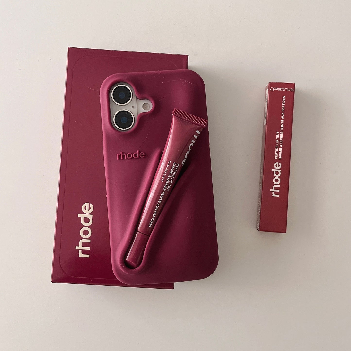 Norvo | 3D Silikon Leppestift Telefondeksel for iPhone