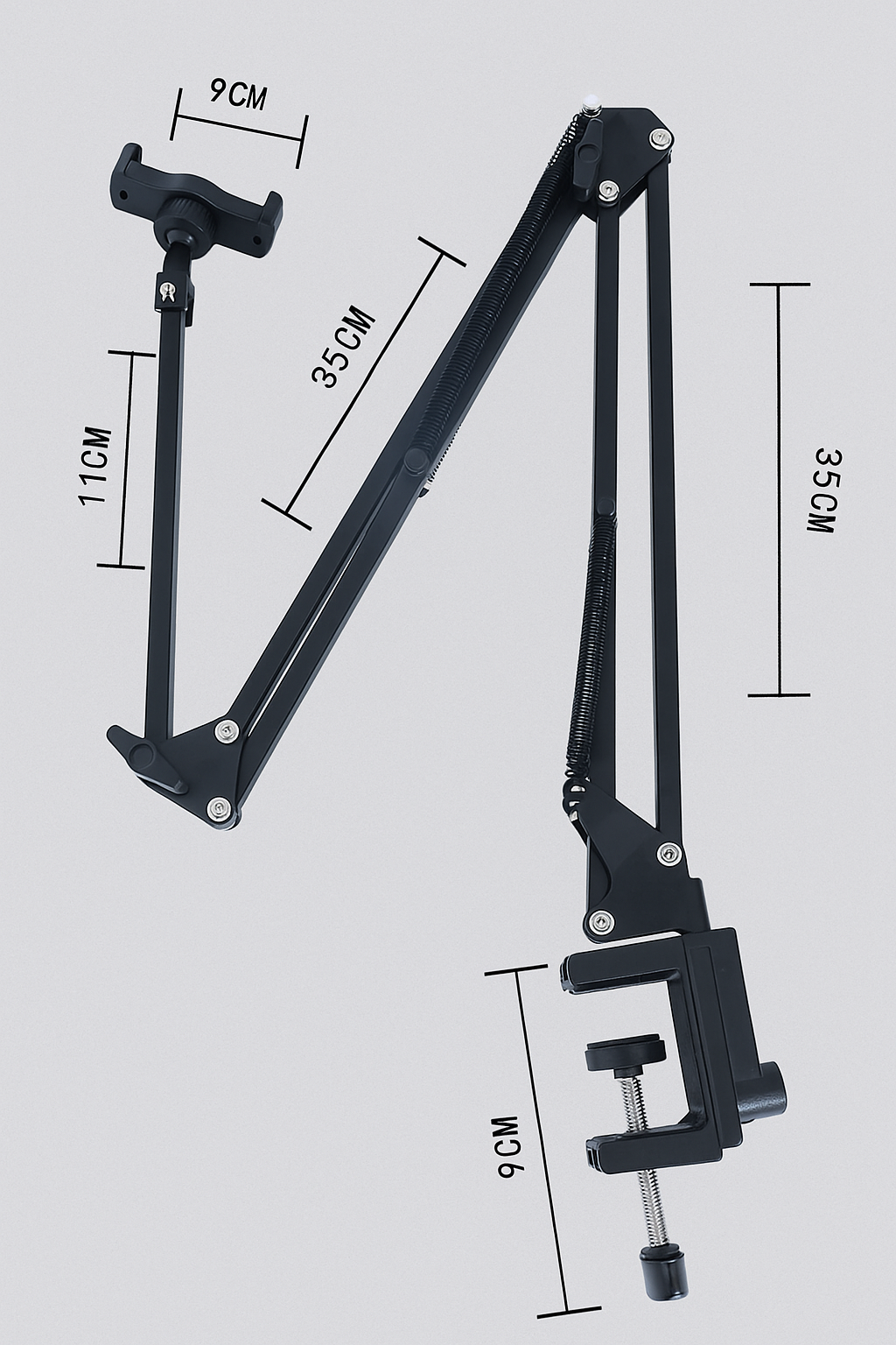 Norvo | Bettina – Justerbar nettbrettstativ for seng, skrivebord og sofa | Ergonomisk og universell passform