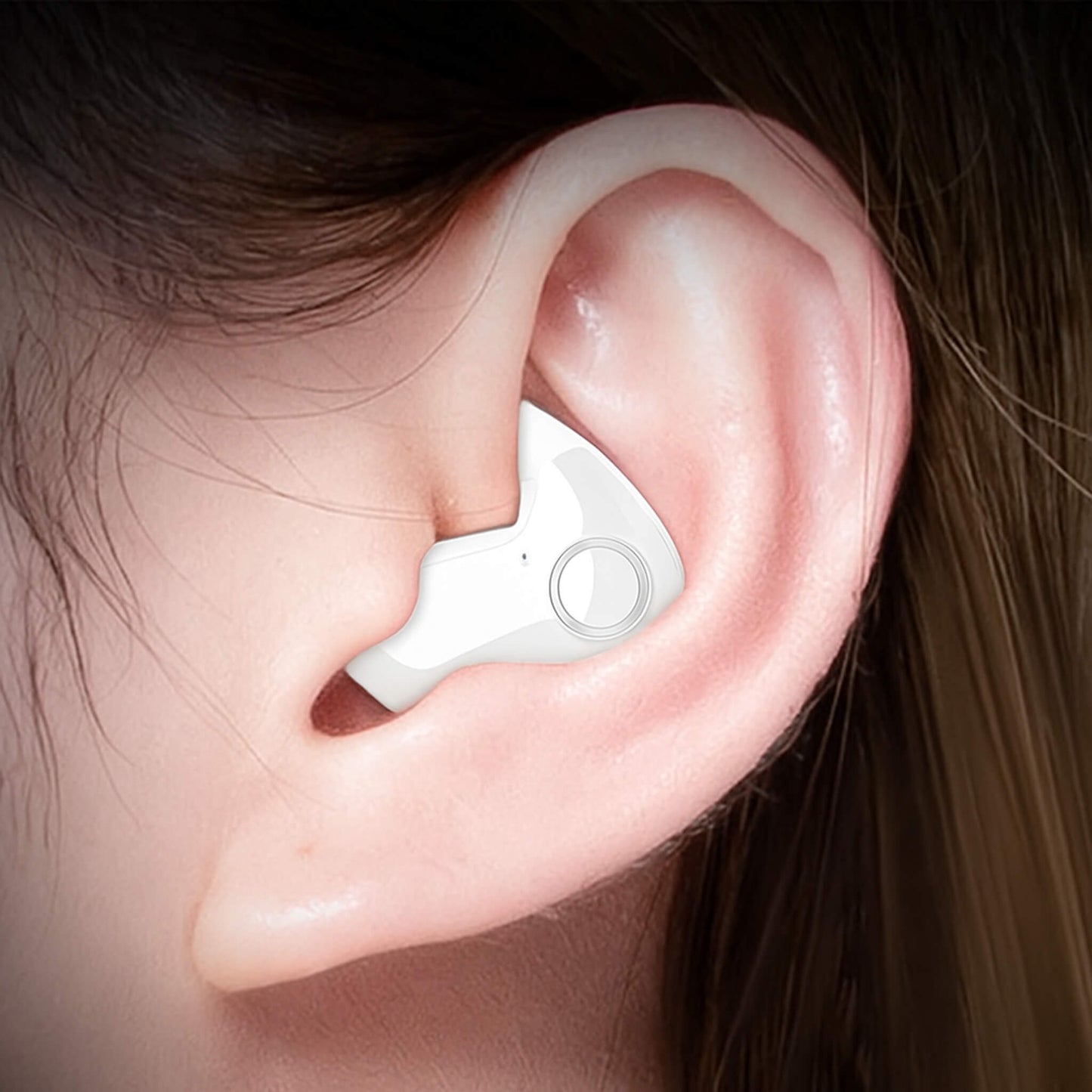 Norvo | Usynlige trådløse søvnhodetelefoner | IPX5 vanntett, Bluetooth 5.3 for komfortabel søvn og avslapning