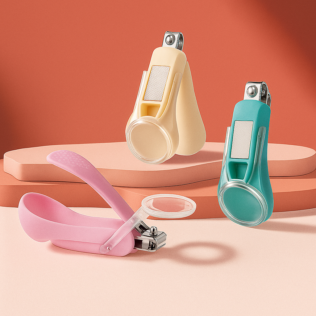 Innebygd forstørrelsesglass – Rustfrie stålpiper – Sikker grep for nyfødte og spedbarn Norvo