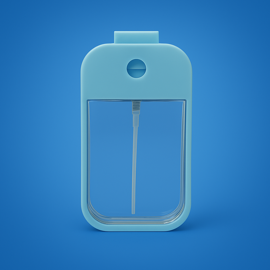 Lekkasjesikker fin tåke påfyllbar – Kompakt kortform for parfyme og desinfeksjonsmiddel Norvo