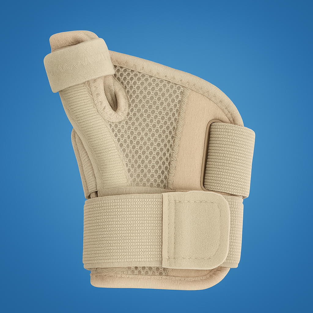 Lindring for De Quervain’s senebetennelse – Pustende justerbar kompresjon – Hverdags- og aktiv bruk Norvo