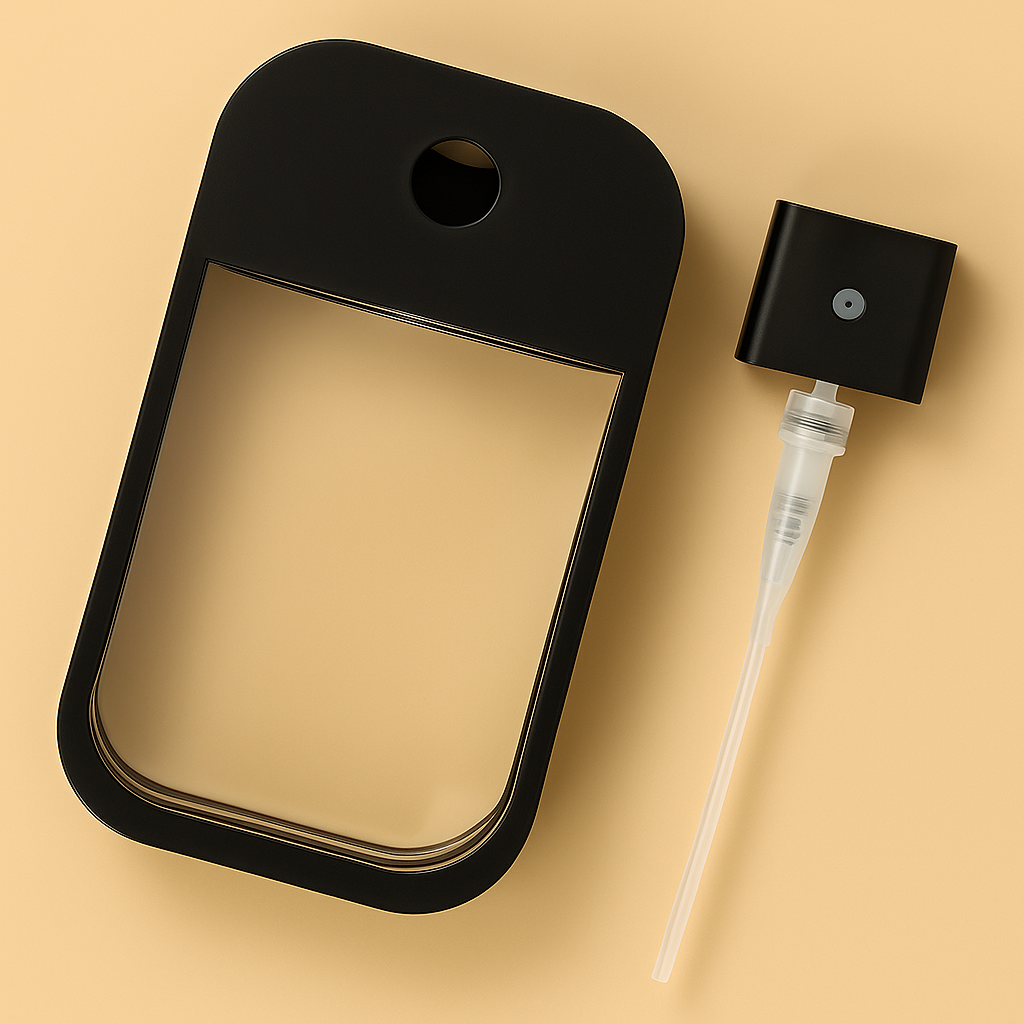 Lekkasjesikker fin tåke påfyllbar – Kompakt kortform for parfyme og desinfeksjonsmiddel Norvo