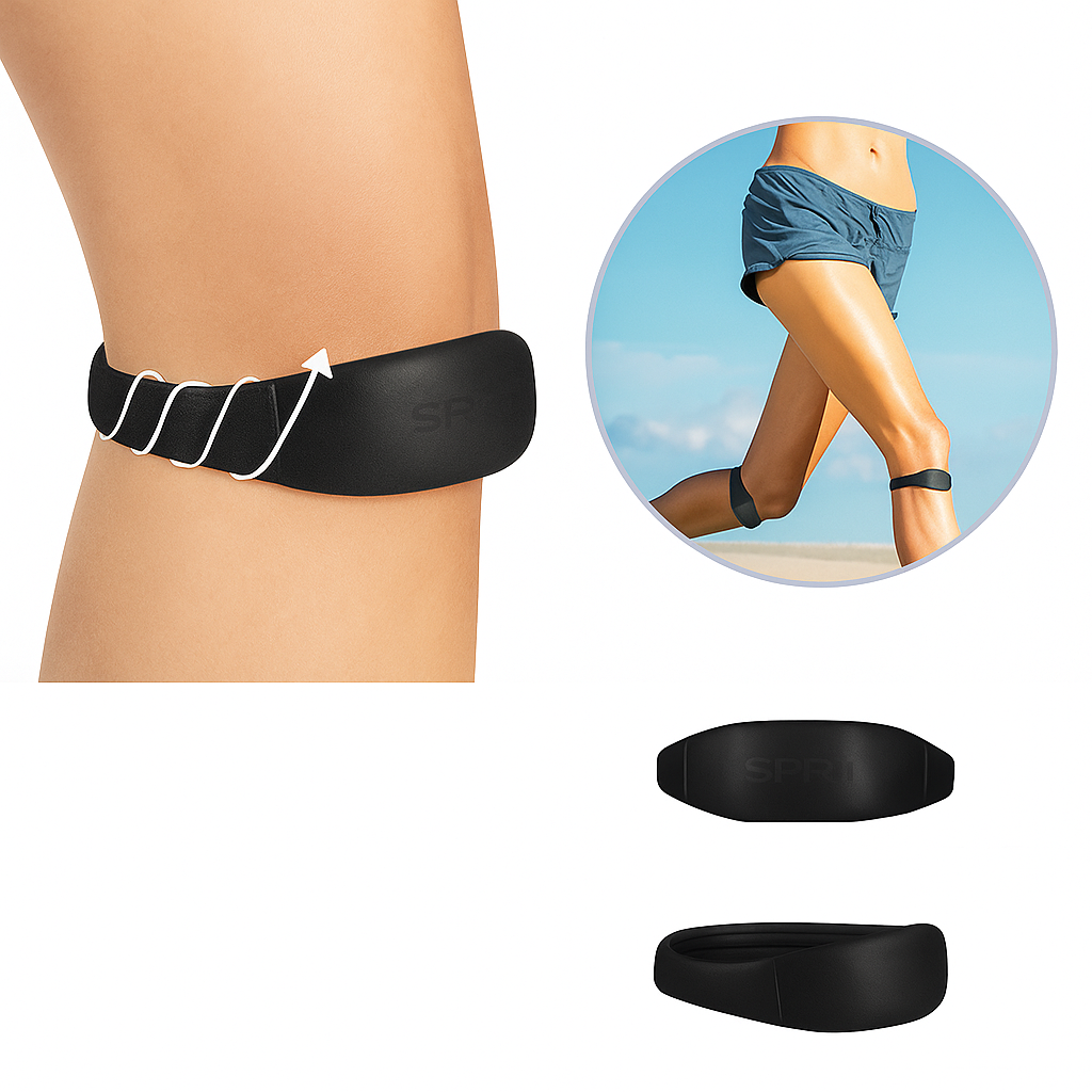 Kompresjonskne-band lindring – silikon non-slip elastisk – løping og sport bruk Norvo