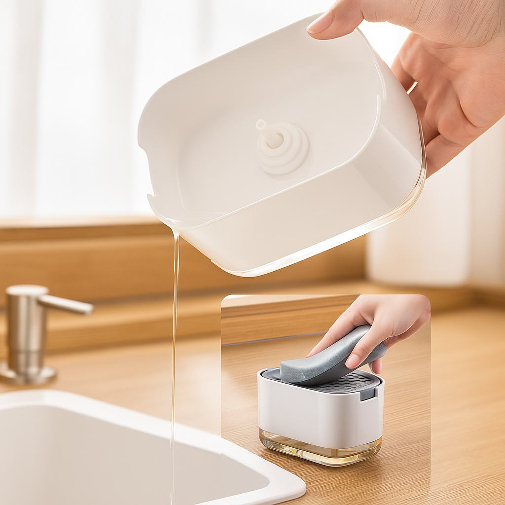 Kompakt Høydepunkt - Silikonbunn Enkel Rengjøring - Kjøkkenvask Organisasjon Norvo