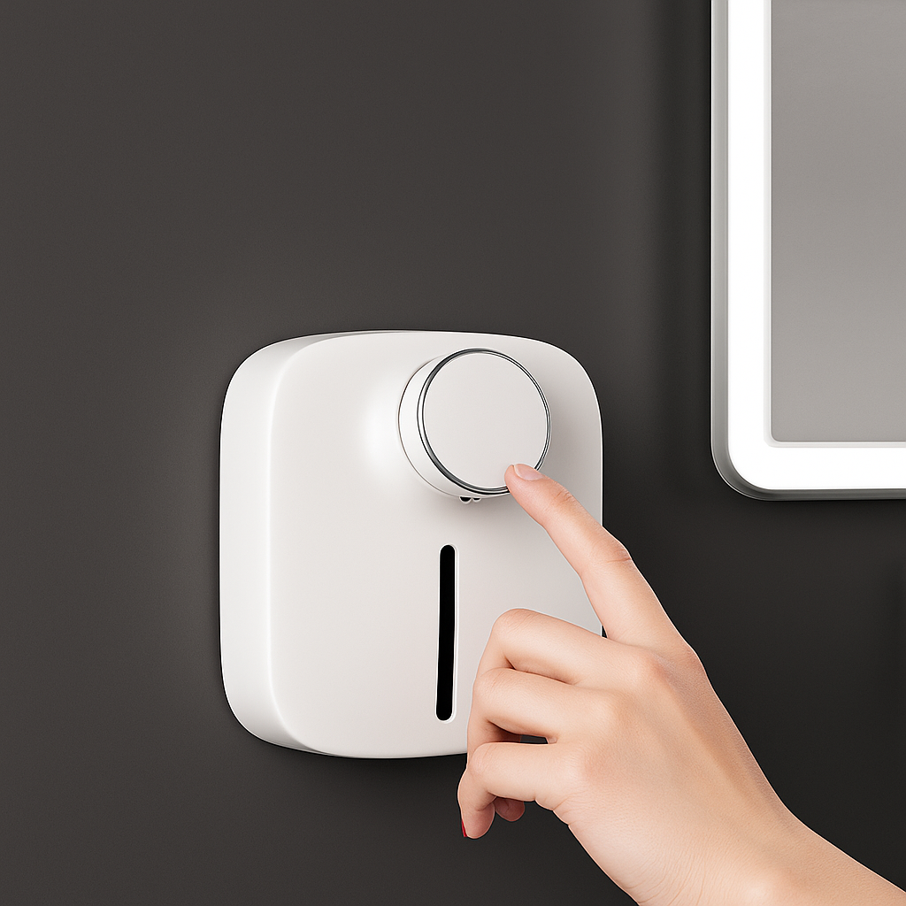 Berøringsfri Håndhygiene – Oppladbar Veggmontert – Bad Kjøkken Hjem Norvo