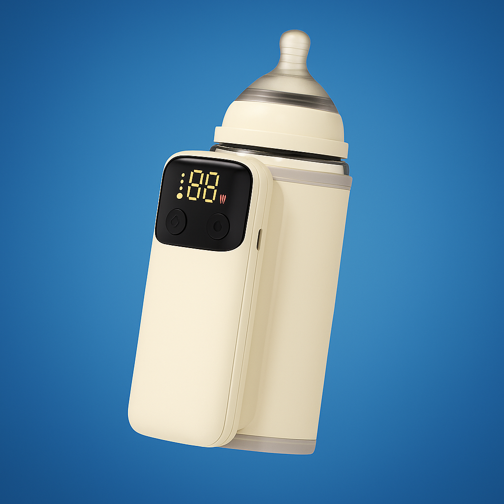 USB-oppladbar med LED-skjerm – Spillfri kompakt design – Reise- og på-farten foreldre Norvo