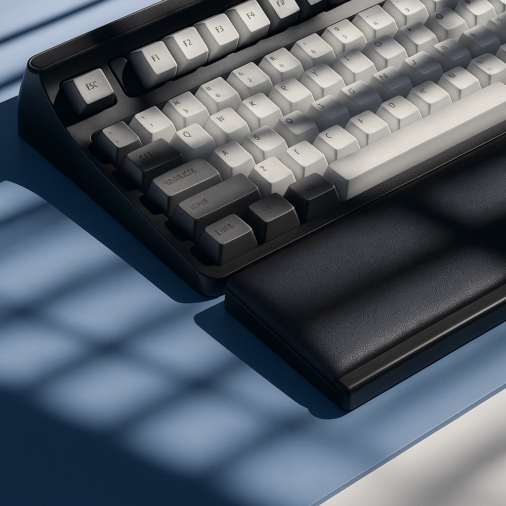 Ergonomisk pute støtte – Sklisikker matte med oppbevaringsboks – Kontorproduktivitet og komfort Norvo