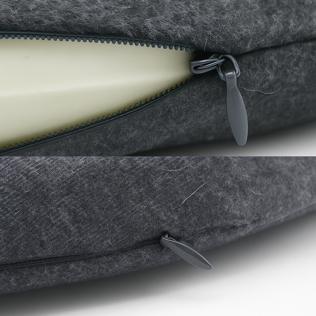 Minnesv foam ryggsmerte lindring – Ergonomisk høy-densitets støtte – Bærbar for arbeid og reise Norvo