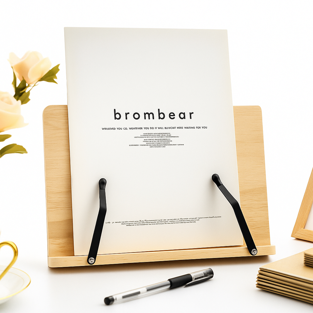 Foldbar Justerbar – Tre Stabil Ramme – Kokebøker Nettbrett og Håndfri Lesing Norvo