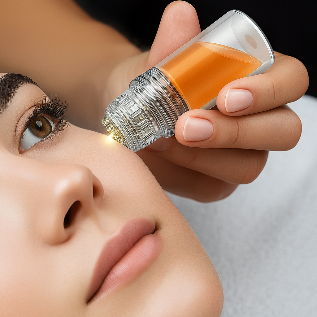 Presise mikronåler – Utbyttbart hode – Øk serumabsorpsjonen for strålende hud Norvo