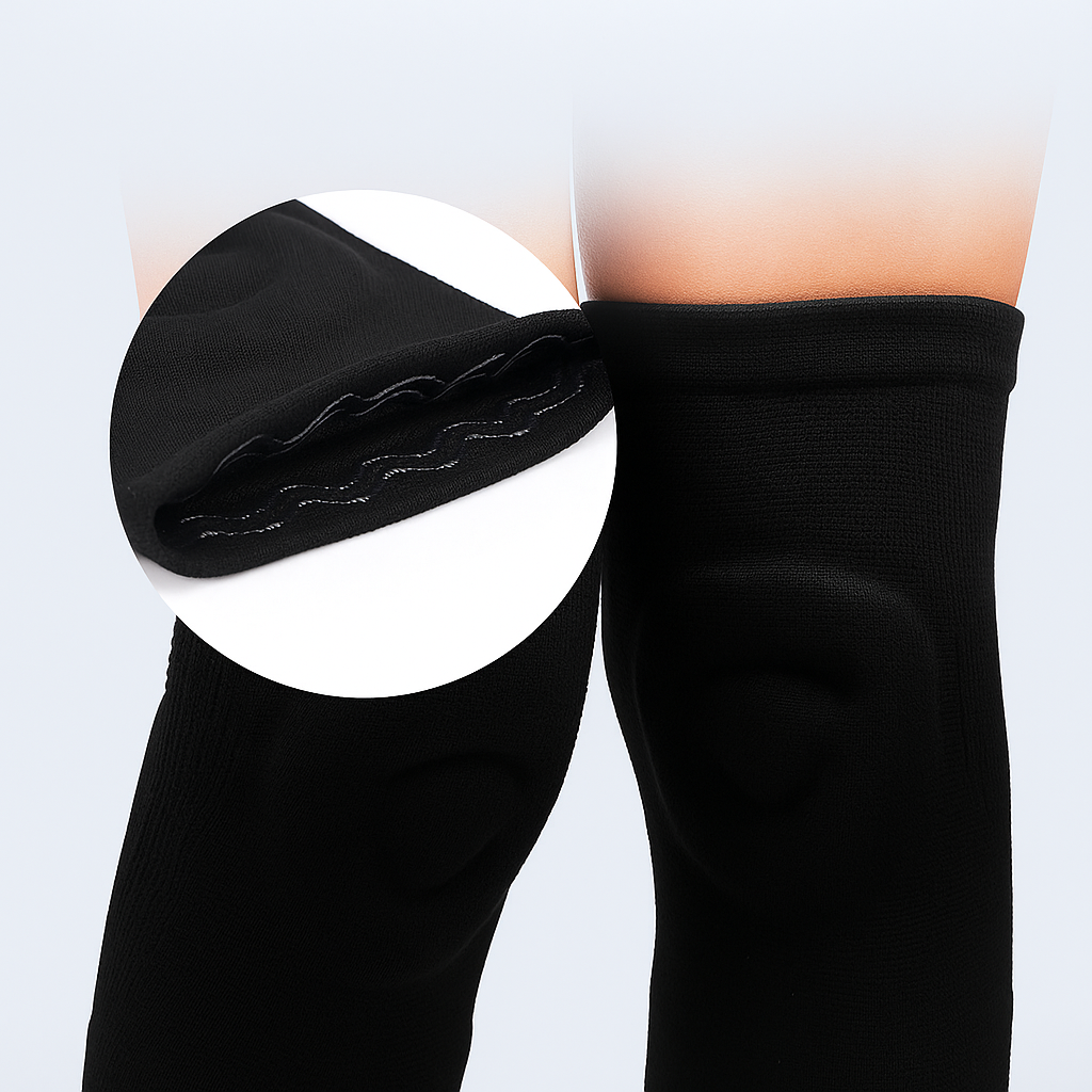 Sjokkabsorberende kompresjonsstøtte – Pustende antiskliddesign – Sport- og leddbeskyttelse Norvo