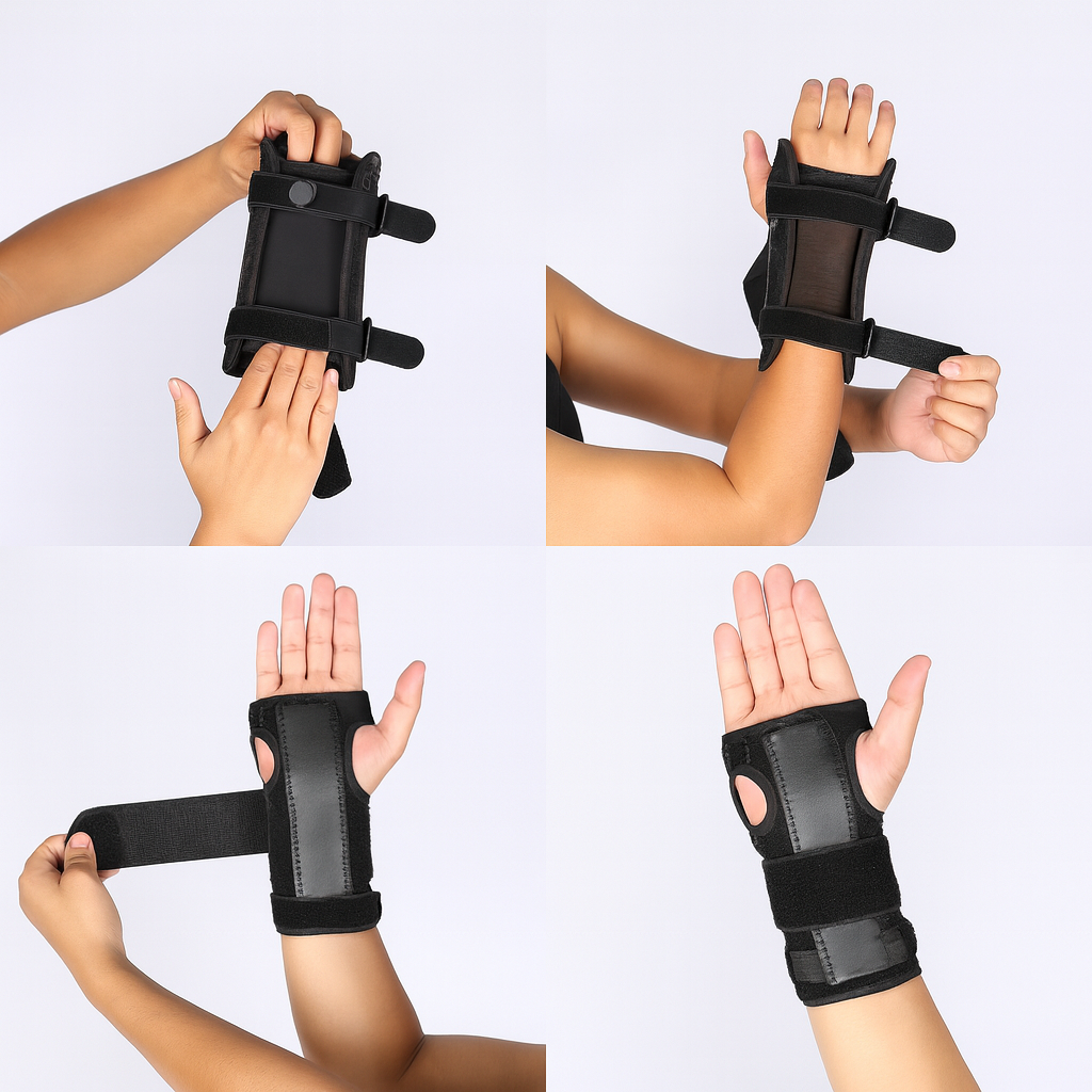 Karpaltunnel Smerte LIndring – Justerbar Pustende Kompresjonsnett – Skrivarbeid & Daglig Bruk Norvo