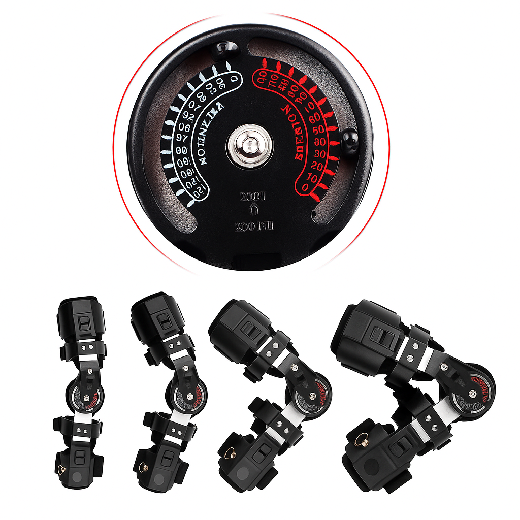 Justerbar ROM-dial – Mykt pustende materiale – Komfort hele dagen for smertelindring og restitusjon Norvo