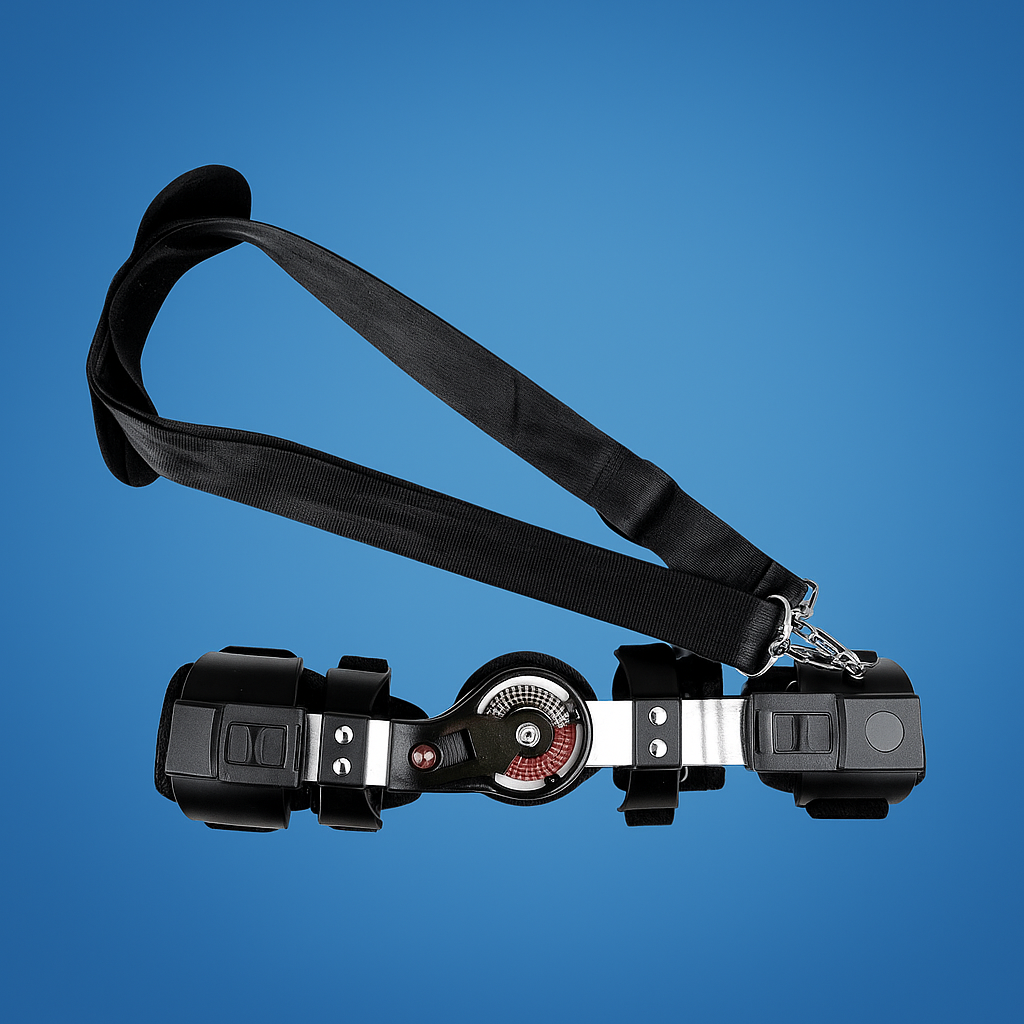 Justerbar ROM-dial – Mykt pustende materiale – Komfort hele dagen for smertelindring og restitusjon Norvo