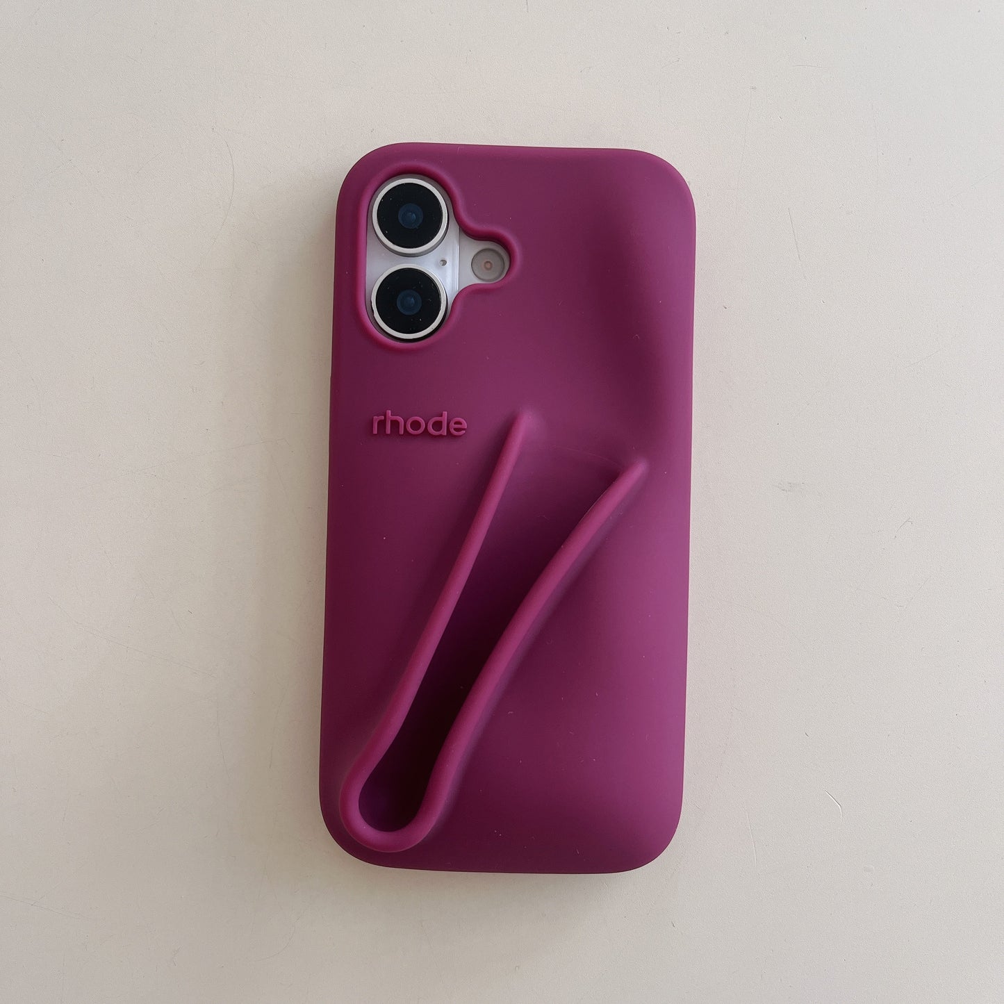Norvo | 3D Silikon Leppestift Telefondeksel for iPhone