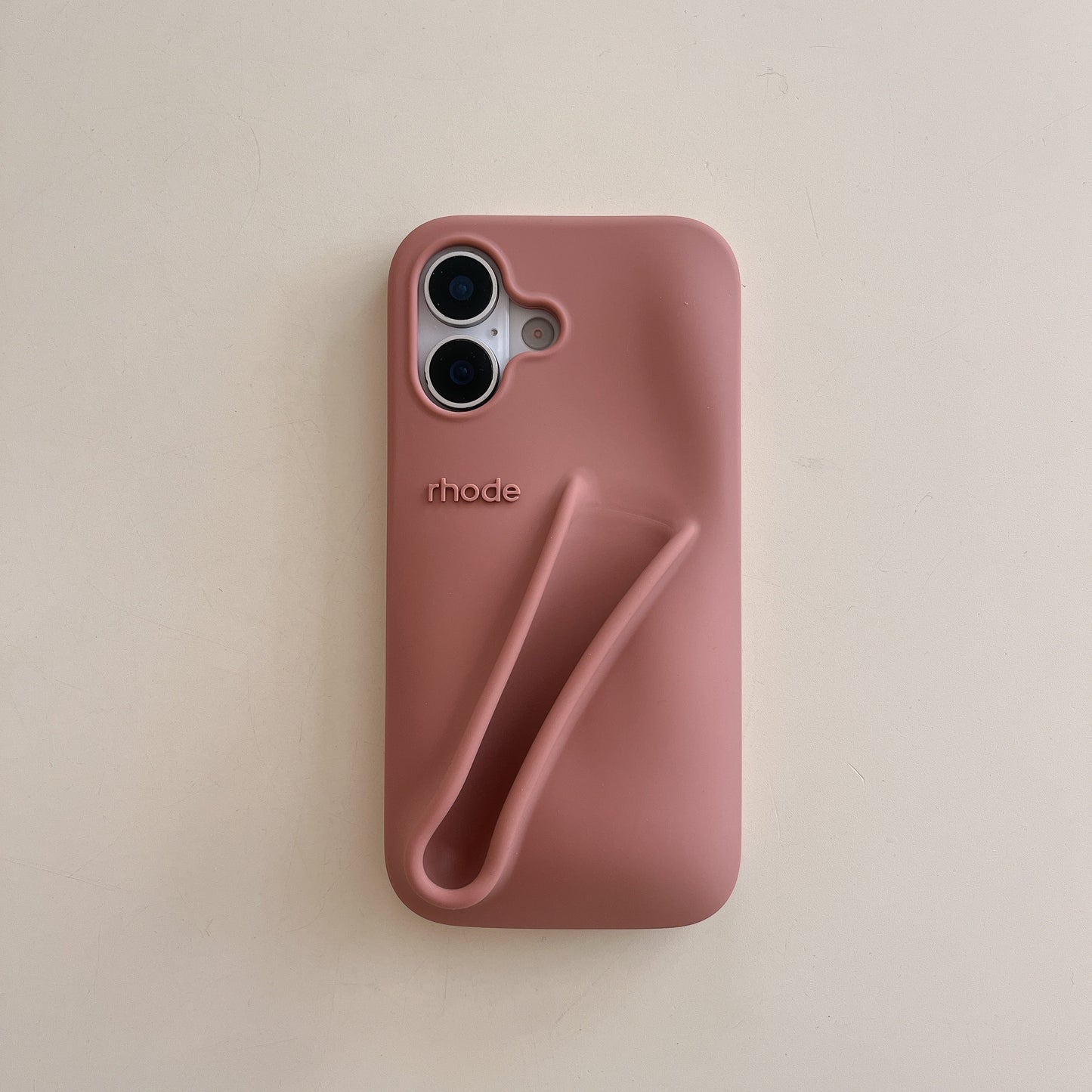 Norvo | 3D Silikon Leppestift Telefondeksel for iPhone