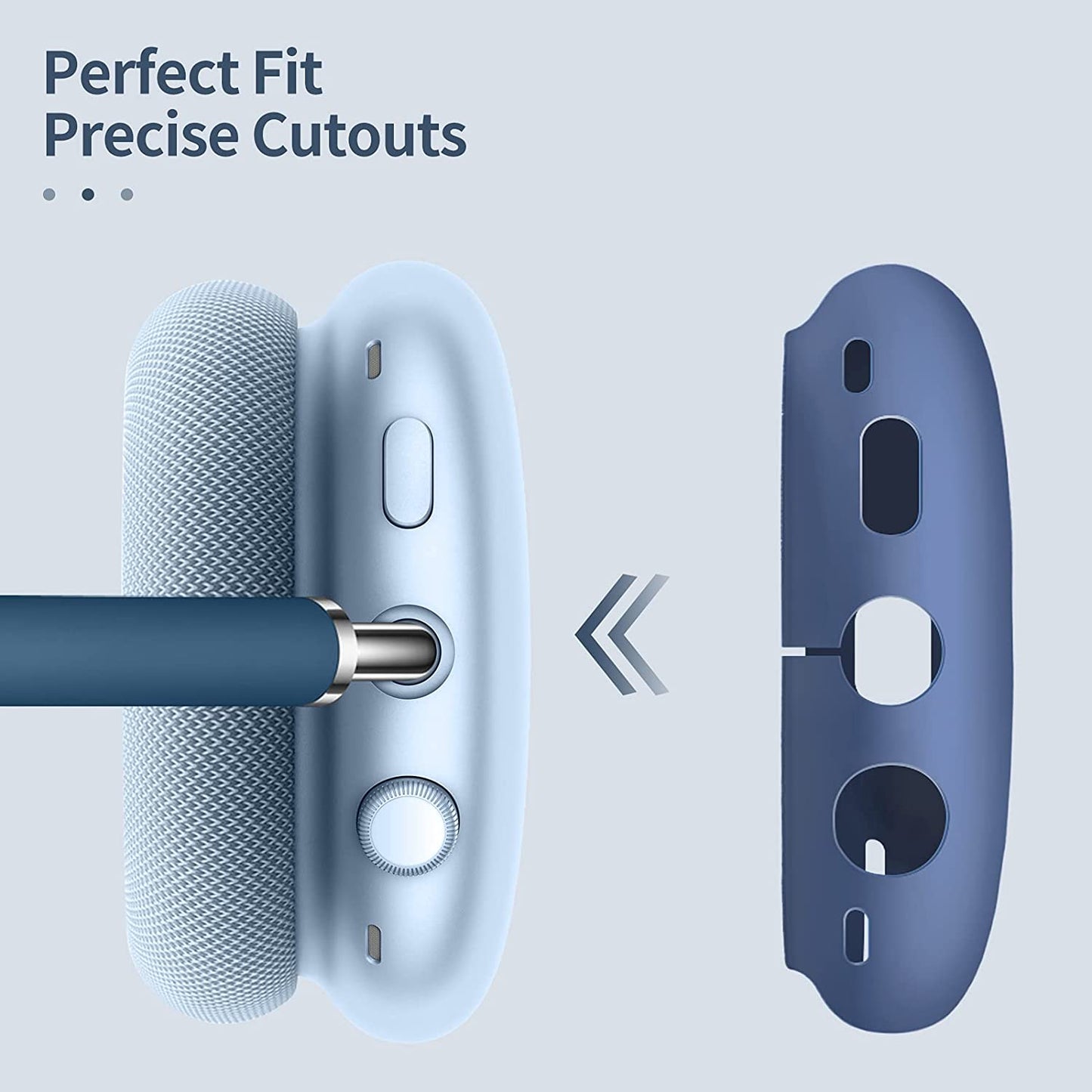 Norvo | AirPods Max Hodetelefoner, Anti-Ripe Ørekoppdeksel