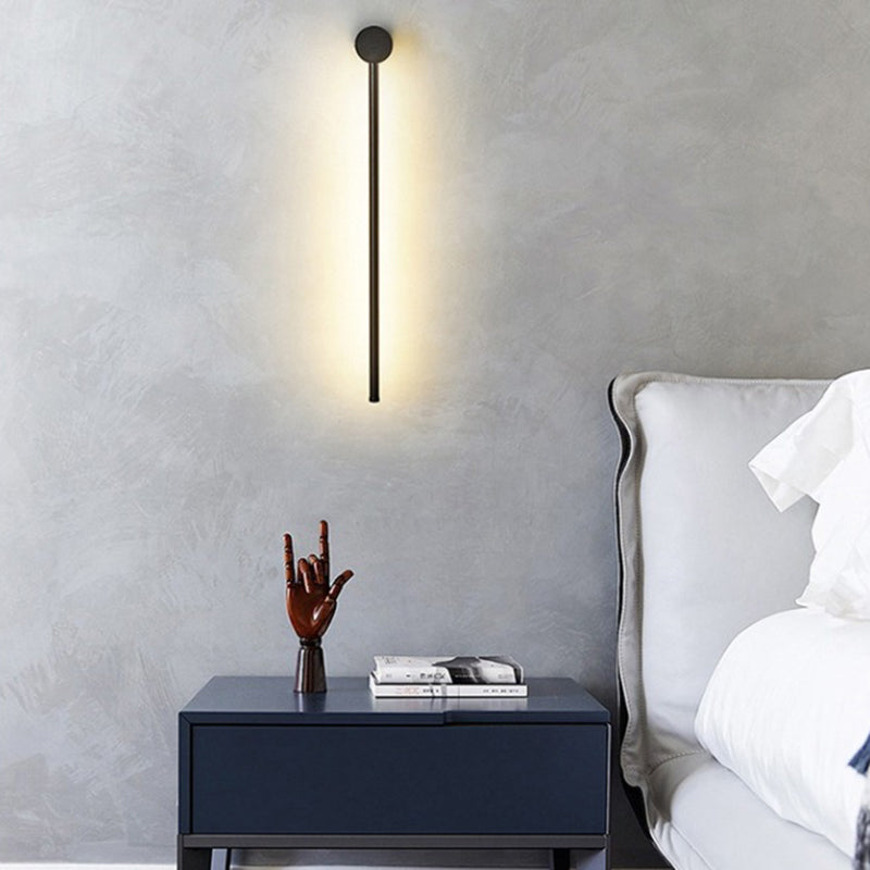 Slim Tube Formet Vegglampe Moderne Metall Stue LED Vegglampe Fixture | Norvo