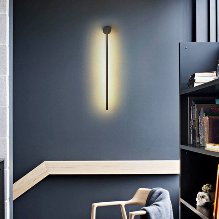 Slim Tube Formet Vegglampe Moderne Metall Stue LED Vegglampe Fixture | Norvo