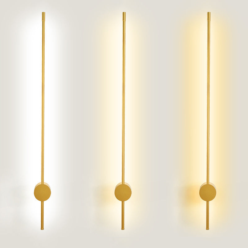 Slim Tube Formet Vegglampe Moderne Metall Stue LED Vegglampe Fixture | Norvo