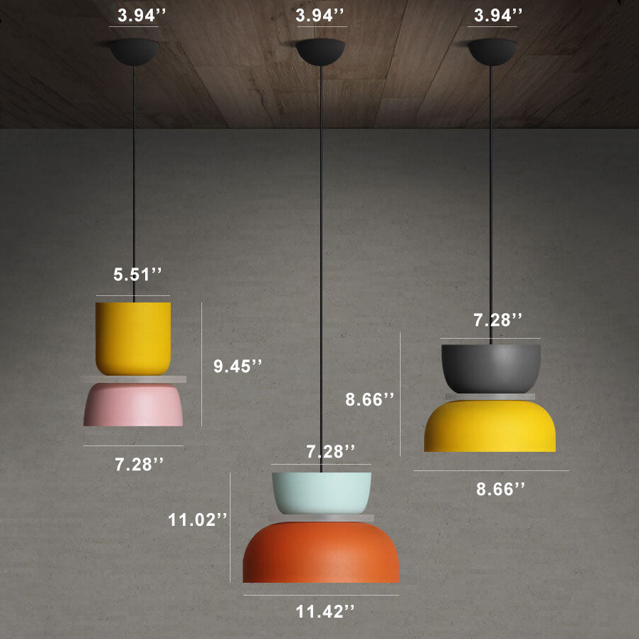 Norvo | Nordic Colorful Macaron 1-Lys LED Pendellampe