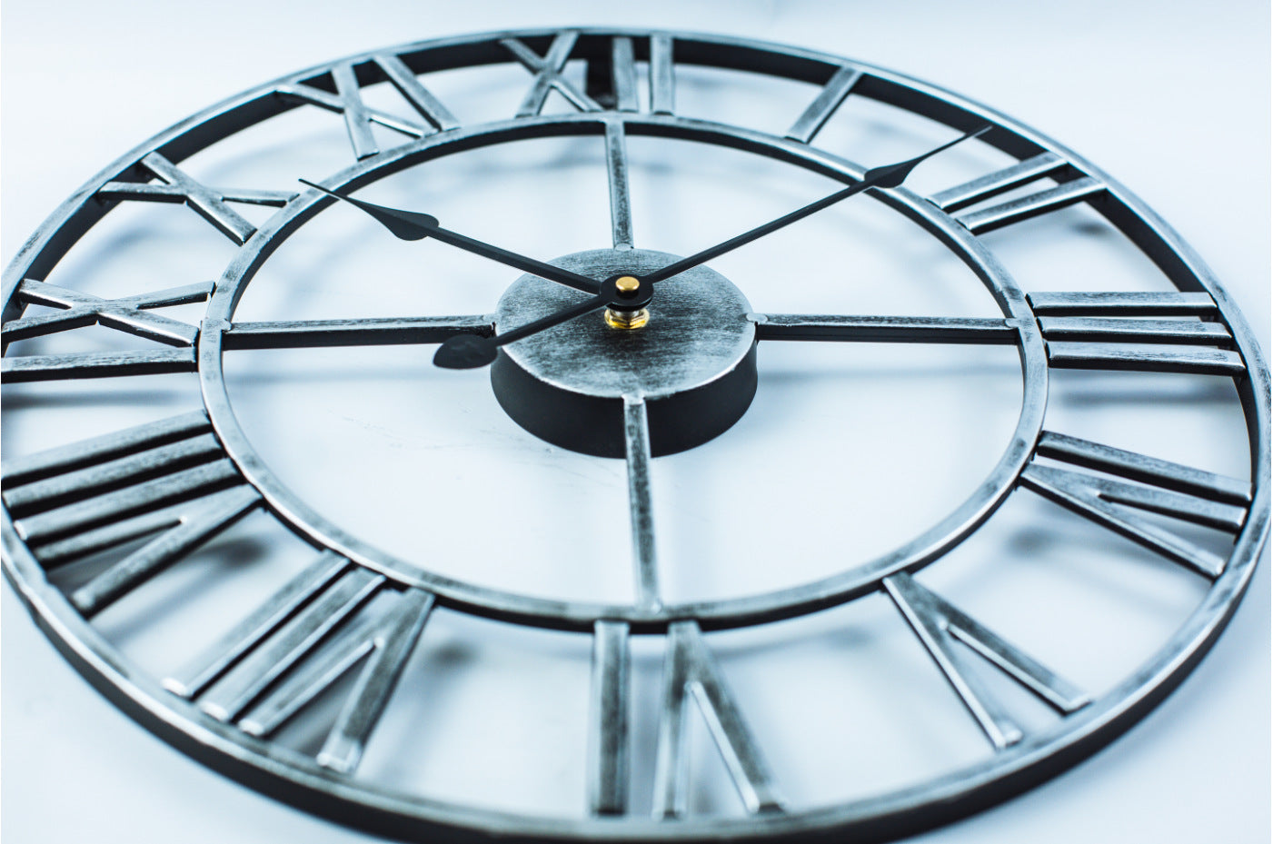 Norvo | Stor Retro Veggklokke laget av Jern - Tidls Eleganse