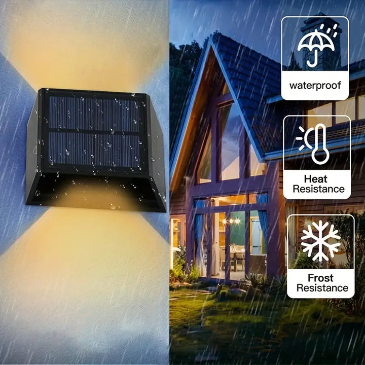 Norvo | Trådløse LED Solvegglamper Pro - Skap den perfekte atmosfæren i hagen din!