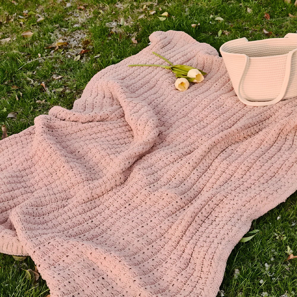 Norvo | Vintage Chunky Strikket Teppel