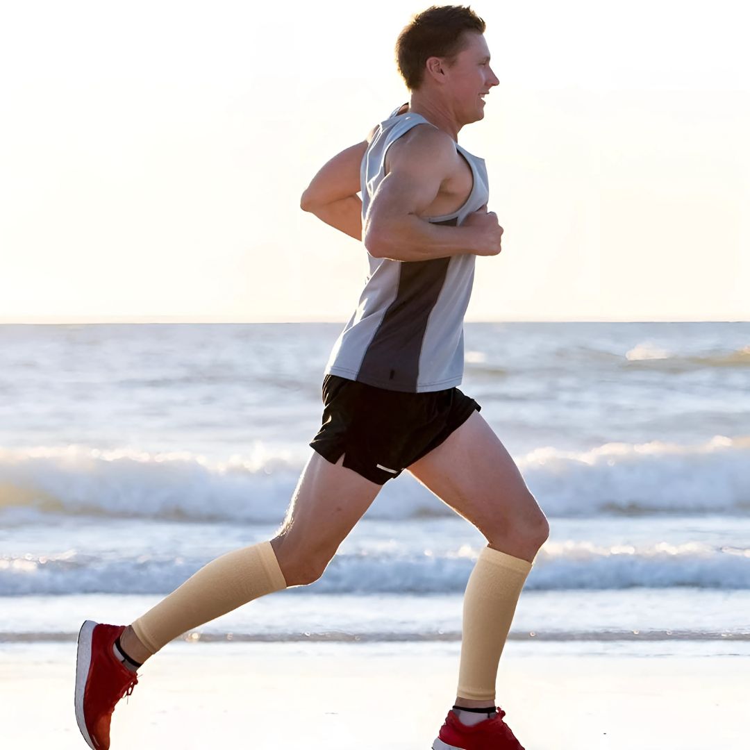 Norvo | CircuEase kompresjonssokker | Myk, høyt elastisk design for muskelgjenoppretting og sirkulasjonsforbedring for profesjonelle på beina