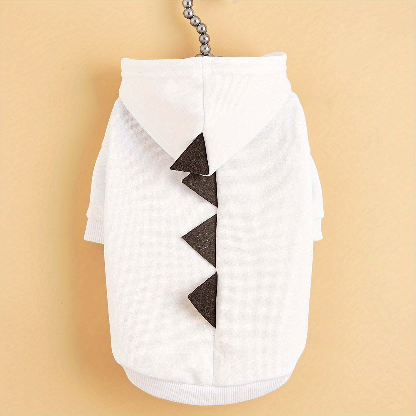 Norvo | Hund Halloween Kostyme Fleece Dinosaur Hoodie | Kjæledyrantrekk Varm