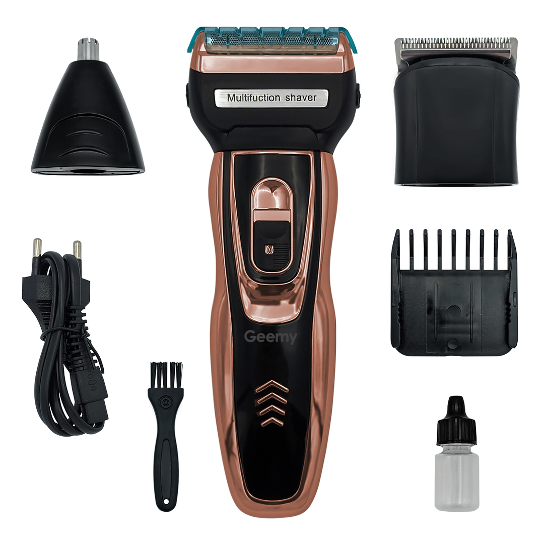 Norvo | ProCare 3-i-1 Trimmer – Trådløs Skjeggtrimmer, Nesehårtrimmer og Barbermaskin