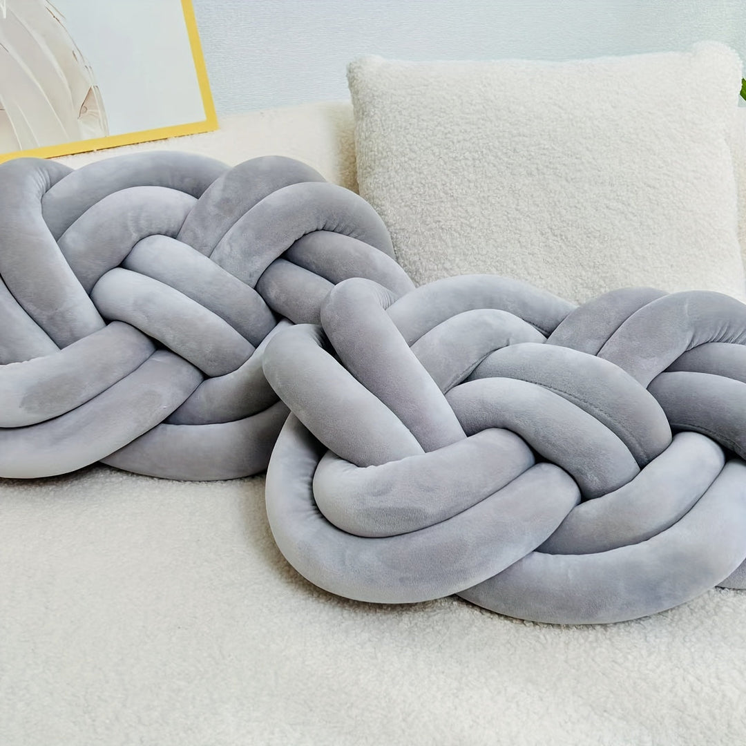 CozyPlush Set med 2 Plush Dekorative Puter – Myk Eleganse for Ditt Hjem Norvo