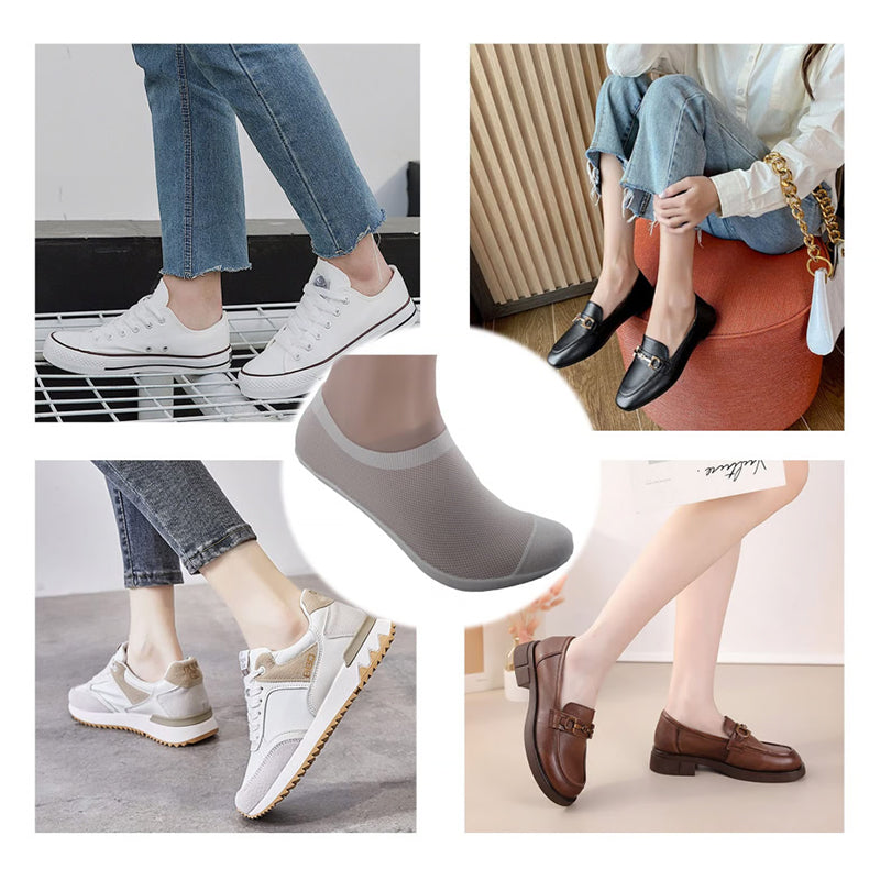 Norvo | Ultra-tynne fôr non-slip usynlige sokker