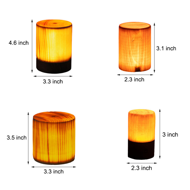 LumiNature - Bordlampe Uten Ledning med Touch LED Belysning