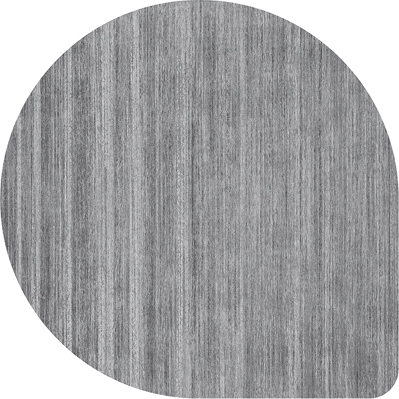 Norvo | Uregelmessig Form Solid Farge Teppe Flerfarget Enkel Teppe Kjemisk Fiber Blend Antiskli Baksiden Innendørs Teppe for Dekorasjon