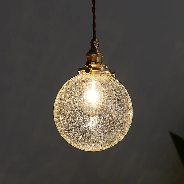 GlobeLight - Industriell Pendellampe med Klar Glasshus Norvo