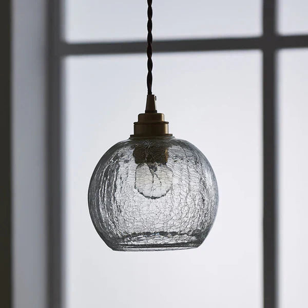 GlobeLight - Industriell Pendellampe med Klar Glasshus Norvo