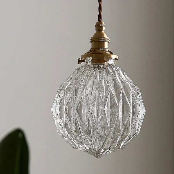 GlobeLight - Industriell Pendellampe med Klar Glasshus Norvo